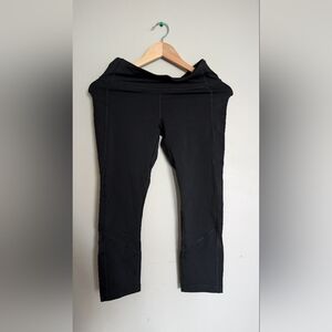 lululemon athletica Black Cropped Leggings